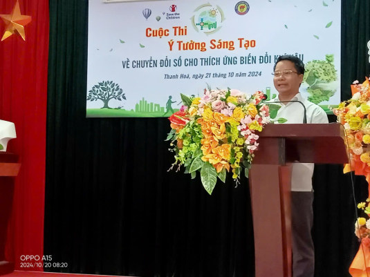 Cuộc thi “Ý tưởng sáng tạo về chuyển đổi số cho thích ứng biến đổi khí hậu”